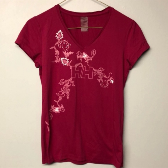 Helly Hansen Pink T Shirt - Picture 1 of 6